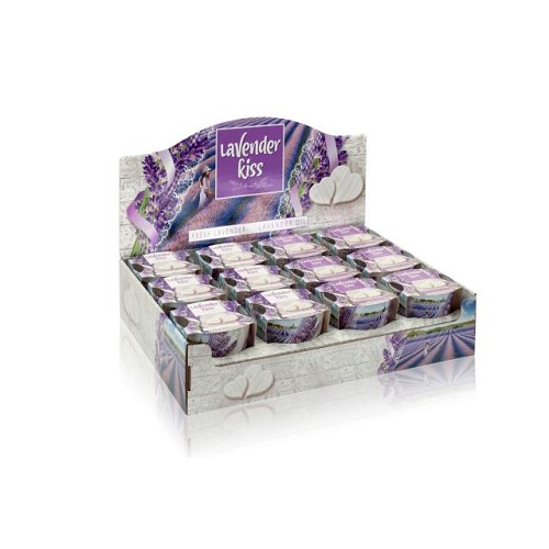 Svíčka ve skle 115 g - LAVENDER KISS (Lavender Oil)