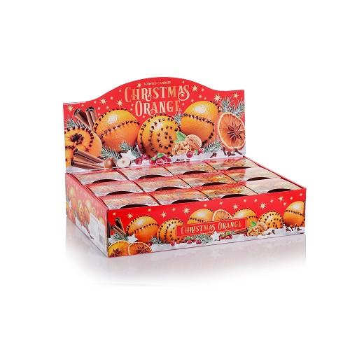 Svíčka ve skle 115 g - CHRISTMAS ORANGE