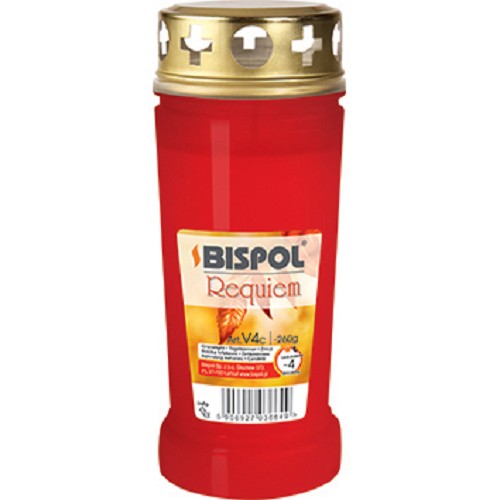 Kahan parafín s víkem V4 červený