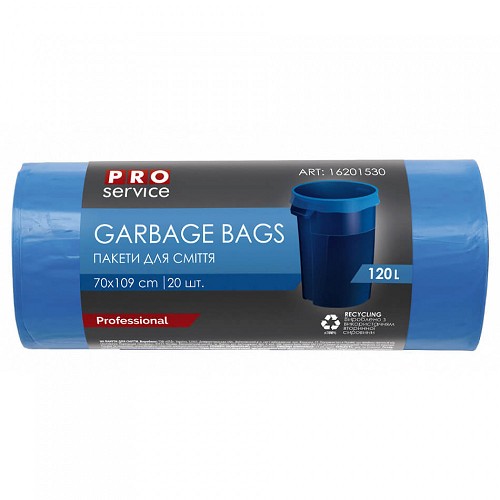 PROservice Pytle na odpad modré 120l 20ks