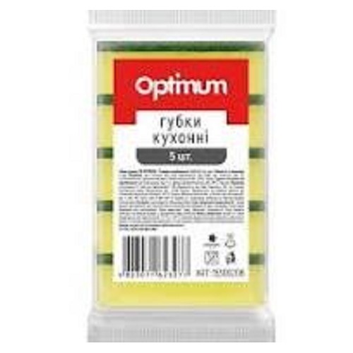 OPTIMUM Kuchyňské houbičky žluté 5ks