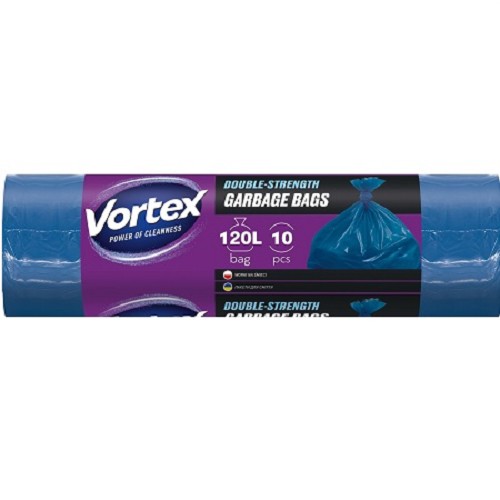 VORTEX Double Power Pytle na odpad modré 120l 10ks