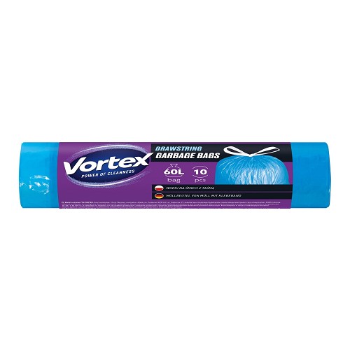 VORTEX Pytle na odpad modré 60l 10ks