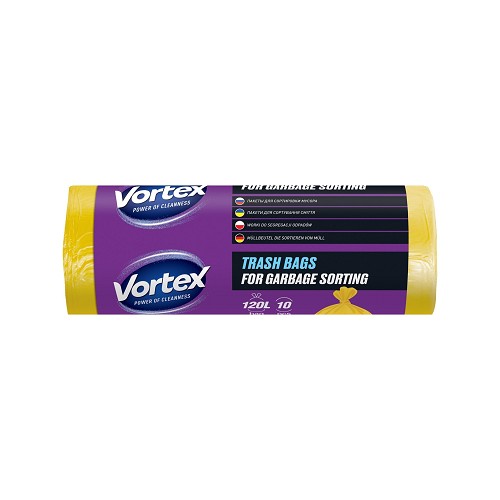 VORTEX Pytle na odpad žluté 120l 10ks