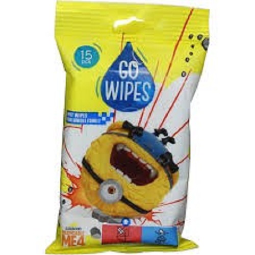 GoWipes Univerzální vlhčené ubrousky Minions 15ks