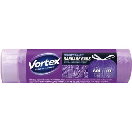 VORTEX Pytle na odpad levandulové 60l 10ks
