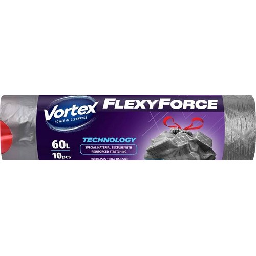 VORTEX Pytle na odpad Flexi Force 60l 10ks