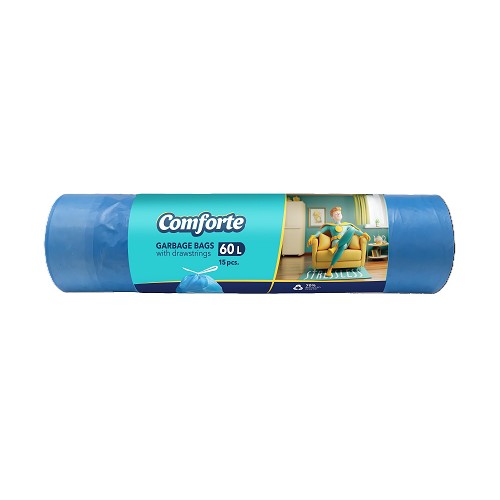 Comforte Pytle na odpad modré 60l 15ks