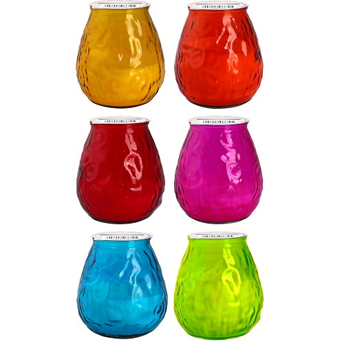 Svíčka ve skle party time S70-mix