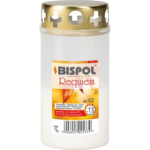 Kahan parafín s víkem V2-bílý(1,5 dňa)