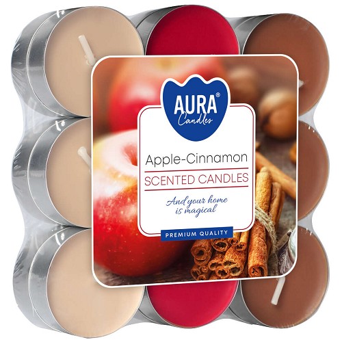 Svíčka čajová aroma - P15-87 a18 Apple-cinnamon(18 ks)