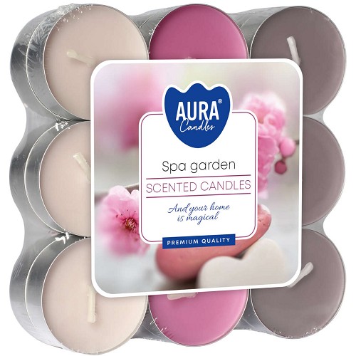 Svíčka čajová aroma - P15-254 a18 SPA garden(18 ks)