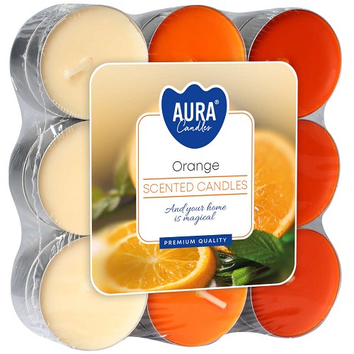 Svíčka čajová aroma - P15-63 a18 Orange(18 ks)