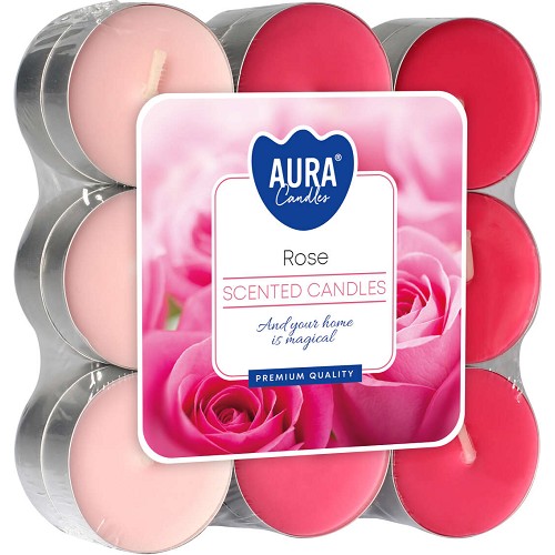 Svíčka čajová aroma - P15-78 a18 Rose(18 ks)