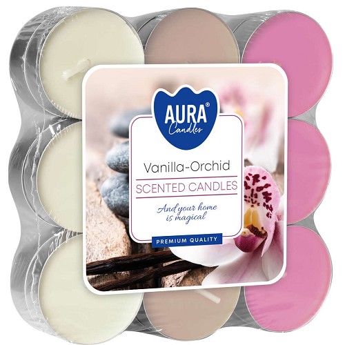 Svíčka čajová aroma - P15-184 a18 Vanilla-orchid(18 ks)