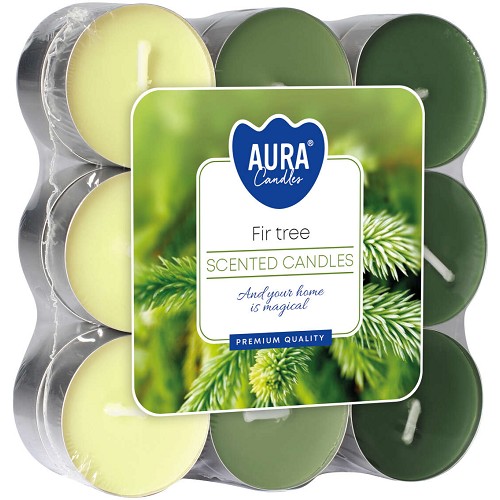 Svíčka čajová aroma - P15-273 a18 Fir tree(18 ks)