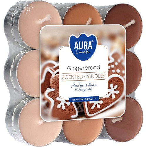 Svíčka čajová aroma - P15-346 a18 Gingerbread (18 ks)