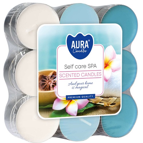 Svíčka čajová aroma - P15-363 a18 Self care SPA (18 ks)