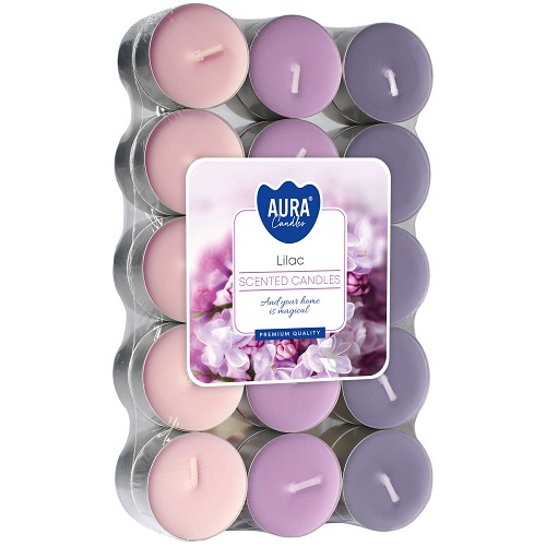 Svíčka čajová aroma - P15-38 a30 Lilac(30 ks)