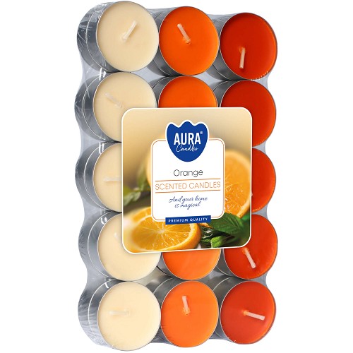 Svíčka čajová aroma - P15-63 a30 Orange(30 ks)
