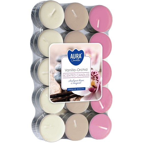 Svíčka čajová aroma - P15-184 a30 Vanilla-orchid(30 ks)