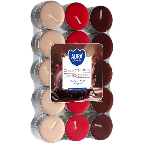 Svíčka čajová aroma - P15-104 a30 Chocolate-cherry(30 ks)