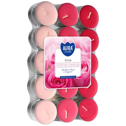 Svíčka čajová aroma - P15-78 a30 Rose(30 ks)