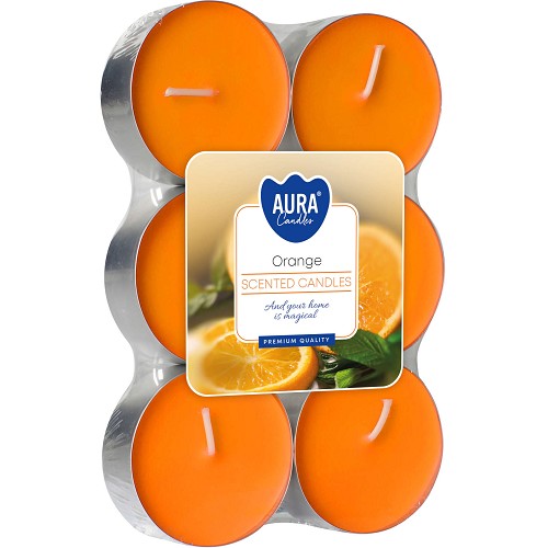 Svíčka čajová aroma - P35-6-63 a6 Orange(6 ks)