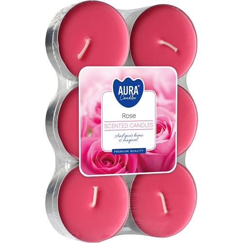 Svíčka čajová aroma - P35-6-78 a6 Rose(6 ks)
