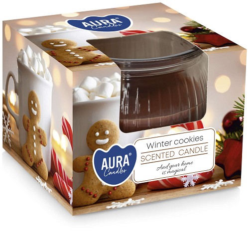 Svíčka ve skle sn69-88 Winter cookies