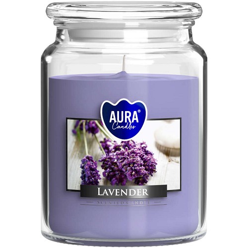 Svíčka ve skle uzáver SND99-79 Lavender