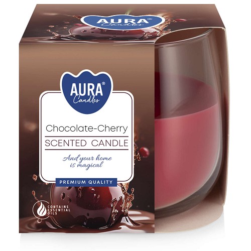 Svíčka ve skle aroma - SN71-104 Chocolate-cherry