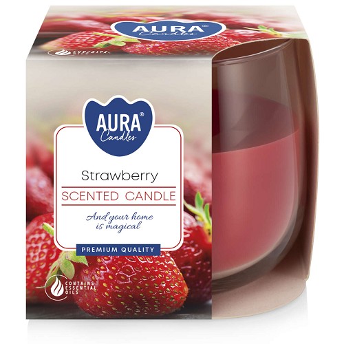 Svíčka ve skle aroma - SN71-73 Strawberry