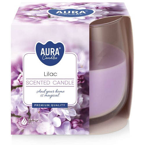 Svíčka ve skle aroma - SN71-38 Lilac