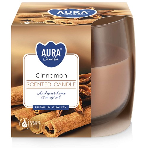 Svíčka ve skle aroma - SN71-65 Cinnamon
