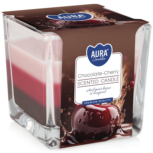 Svíčka ve skle aroma SNK80-104 Chocolate-cherry