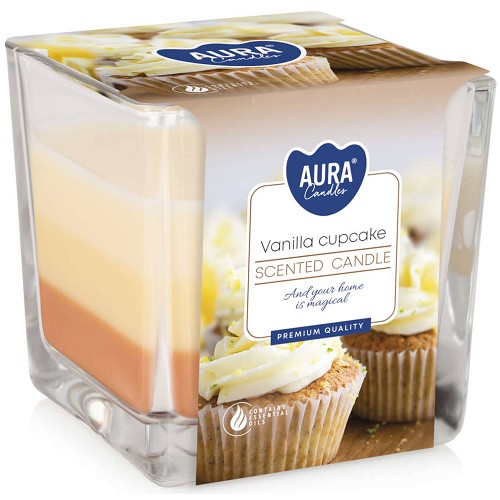 Svíčka ve skle aroma SNK80-202 Vanilla cupcake