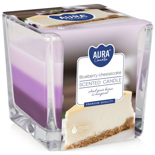 Svíčka ve skle aroma SNK80-359 Blueberry cheesecake