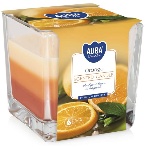 Svíčka ve skle aroma SNK80-63 Orange