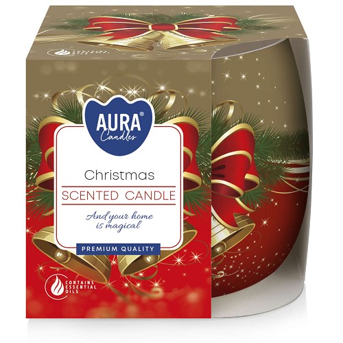 Svíčka ve skle aroma - SN71S-02 Christmas