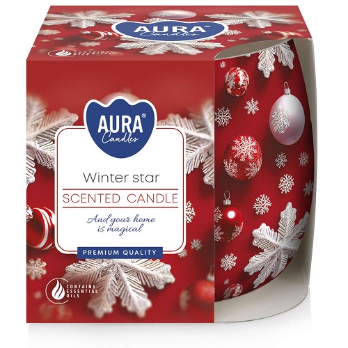 Svíčka ve skle aroma - SN71S-13 Winter star