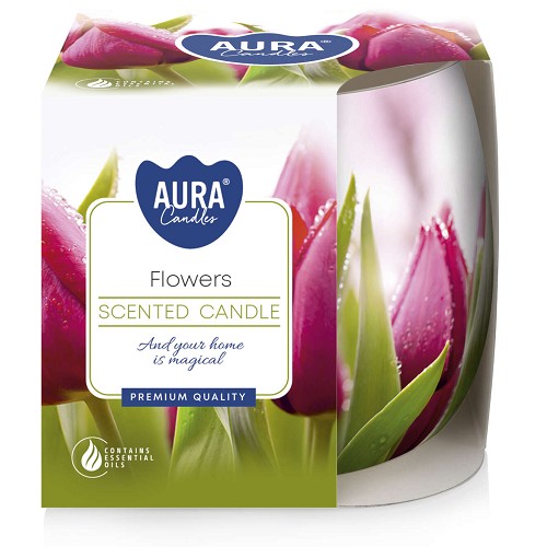 Svíčka ve skle aroma - SN71S-07 Flowers