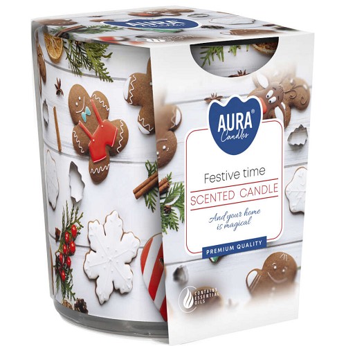 Svíčka ve skle aroma - SN72S-26 Festive Time