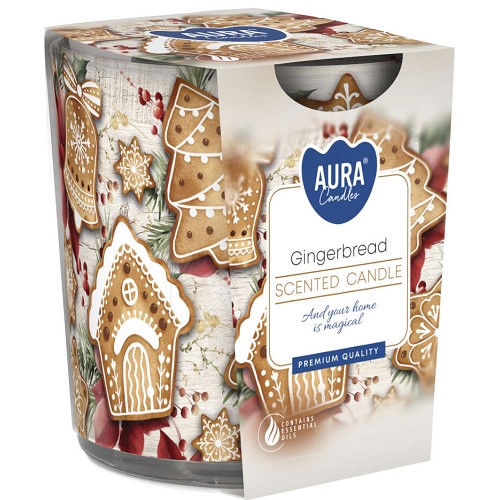 Svíčka ve skle aroma - SN72S-23 Gingerbread