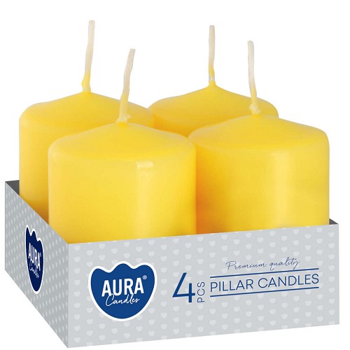 Adventní svíčka SW40/60-010 a4 yellow