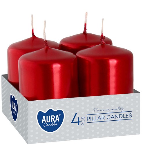 Adventní svíčka SW40/60-230 a4 red metalic