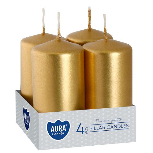 Adventní svíčka SW40/80-213 a4 gold metalic