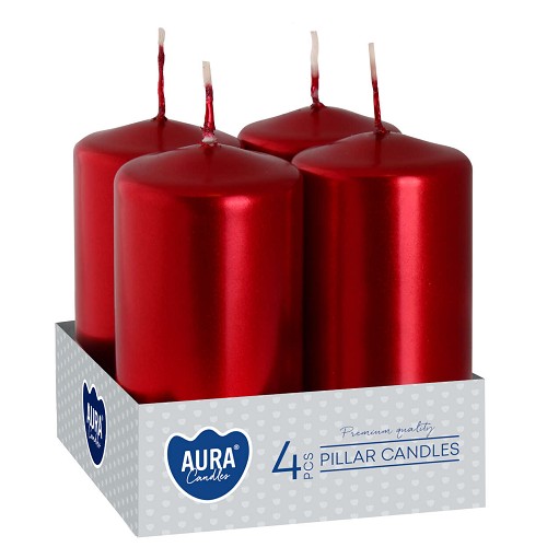Adventní svíčka SW40/80-230 a4 red metalic