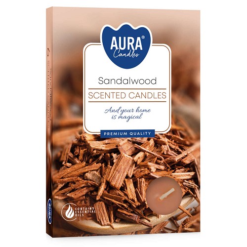 Svíčka čajová aroma - P15-81 a6 Sandalwood(6 ks)