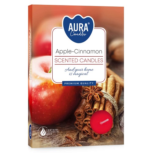 Svíčka čajová aroma - P15-87 a6 Apple-cinnamon(6 ks)